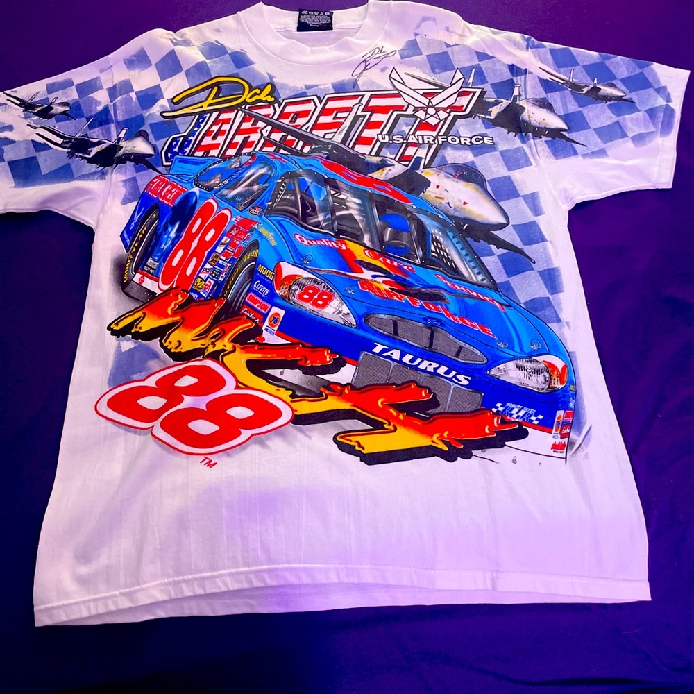 Autographed Dale Jarret Nascar T-Shirt